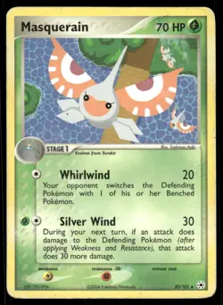 Pokemon Cards Masquerain 20/101 Hidden Legends Rare MP - Image 1