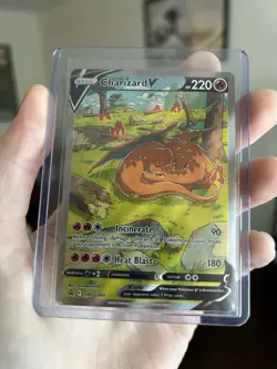 Charizard V SWSH260 Alternate Art Full Art Holo Promo Pokemon Card - Image 1
