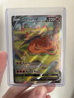 Charizard V SWSH260 Alternate Art Full Art Holo Promo Pokemon Card - Image 2