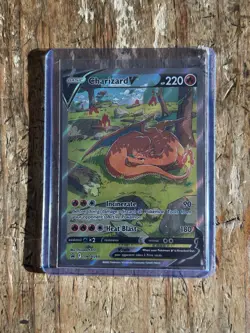 Charizard V SWSH260 Alternate Art Full Art Holo Promo Pokemon Card - Image 3
