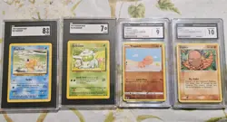 Pokemon Assorted Graded Cards Lot Of 4 - Image 1