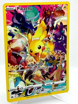 Pikachu 160/159 SWSH: Crown Zenith Holo Secret Rare okemon TCG Card NM/M - Image 2