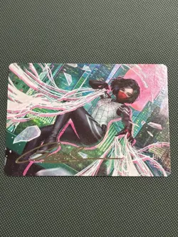 Silk, Web Weaver Art Card (29/54) (Gold-Stamped Signature) Art Series: Marvel's - Image 1