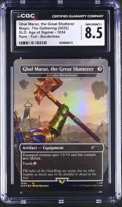 LOXODON WARHAMMER Secret Lair Foil Rare CGC 8.5 MTG [Nostalgium] - Image 1