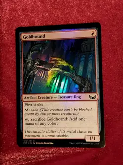 MTG - Foil - Streets of New Capenna #108 C : Goldhound 🔥 Unplayed Mint+ - Image 1