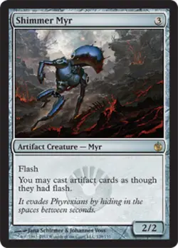 Shimmer Myr PL/MP, English MTG Mirrodin Besieged - Image 1