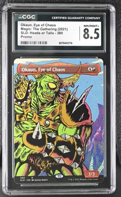 OKAUN, EYE OF CHAOS (Display Commander) Secret Lair Rare CGC 8.5 MTG EDH - Image 1
