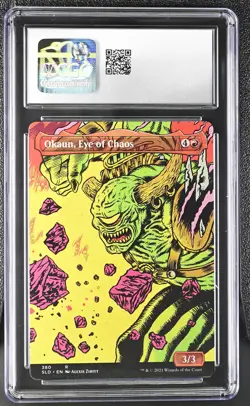 OKAUN, EYE OF CHAOS (Display Commander) Secret Lair Rare CGC 8.5 MTG EDH - Image 2