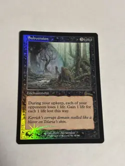 NM Subversion - Urza's Legacy Foil - Magic: The Gathering - MTG - Image 1
