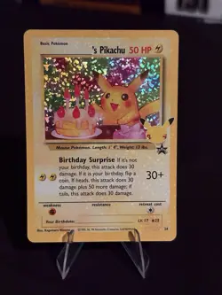 Pokemon TCG ______'s Pikachu 24/53 Wotc Promo Holo Basic English Vintage - Image 1