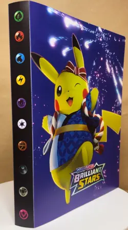 Pokemon sword & shield brilliant stars trading card holder HOLDS 120 - BRAND NEW - Image 1