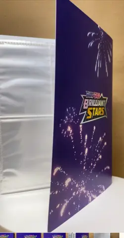 Pokemon sword & shield brilliant stars trading card holder HOLDS 120 - BRAND NEW - Image 4