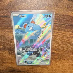 Pokemon Marill 204/193 Sv02 Paldea Evolved Illustration Rare Holo 70 HP Card - Image 1
