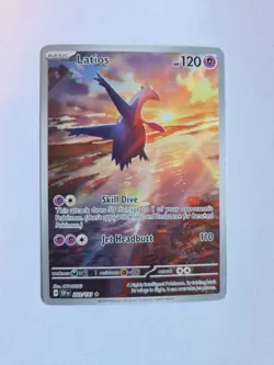 Latios 203/191 Holo Pokemon Surging Sparks Illustration - Image 1
