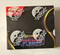 Pokemon TCG Mega Evolution Phantasmal Flames Booster Box New and Sealed - Image 1