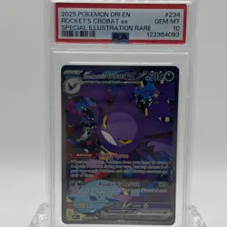 Pokemon TCG Destined Rivals Crobat SIR #234/182 PSA 10 GEM MT - Image 1