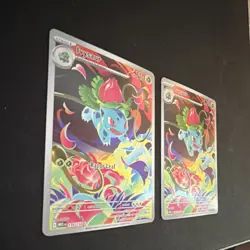 Pokemon TCG Ivysaur 134/132 Holo Creature Card 151 English 2023 Lot of 2 - Image 2