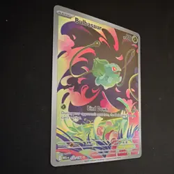 Pokemon Bulbasaur 133/132 Me01: Mega Evolution Illustration Rare Holo 80 HP - Image 2