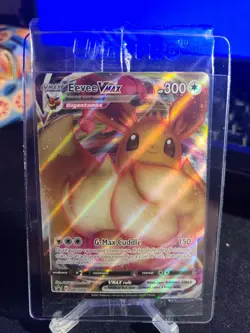 Pokemon TCG Eevee VMAX SWSH Black Star Promos SWSH087 Holo Promo - Image 1