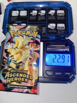 Pokemon Ascended Heroes EXTREMELY Heavy Booster Pack 22.91g | god packUU🔥🔥 | - Image 1