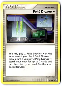 Pokemon TCG Poke Drawer+ 89/100 Stormfront Trainer 2008 Non Holo - Image 1