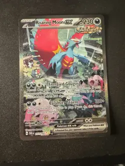Pokemon Roaring Moon ex SV04 Paradox Rift Special Illustration Rare Holo 251/182 - Image 1