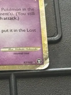 Pokemon TCG Mew Prime Triumphant Ultra Rare Holo Basic 97/102 2010 HP/damaged 60 - Image 5