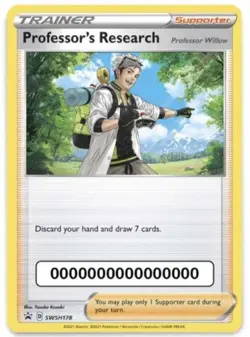 Pokemon SWSH178 Professor Willow Special Research Pokemon Go *Sealed* - Image 1