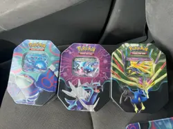 Pokemon TCG EX Tins Lot of 3 Xerneas Dialga Kyogre Factory Sealed NEW FAST SHIP - Image 1
