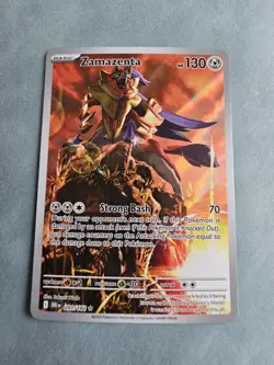 Pokemon TCG Zamazenta Destined Rivals 201/182 Illustration Rare - Image 1