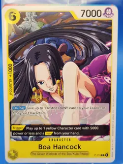 One Piece Boa Hancock Kami's Island OP15-EB04 Release Event P-115 + P-L Sealed - Image 1