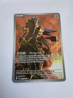 Pokemon TCG Zamazenta Destined Rivals 201/182 Illustration Rare Mint Pack Fresh - Image 1