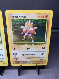 Pokemon TCG Base Set Lot of 2 Card Holo Rare Hitmonchan & Magneton 1999 VTG WOTC - Image 3