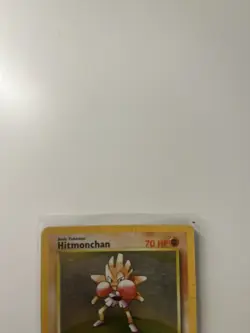 Pokemon TCG Hitmonchan Base Set, Holo Unlimited Rare Card 7/102 1999 - Image 2