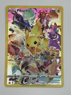 Pikachu (Secret) 160/159 2023 Crown Zenith Secret Rare Pokemon TCG NM 160/159 - Image 1
