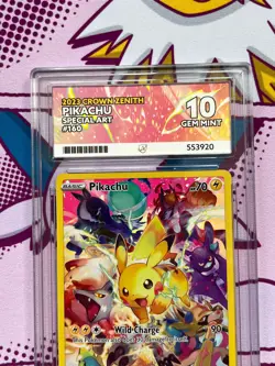 Pokemon TCG - Pikachu 160/159 - Crown Zenith - Secret Rare - Graded - ACE 10 - Image 2