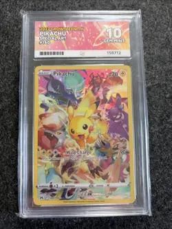 Pikachu 160/159 - Crown Zenith Secret Rare Full Art - PERFECT ACE 10 - Pokemon - Image 1