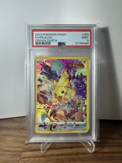 Pikachu Crown Zenith 160/159 Secret Rare | PSA 9 Mint Pokemon TCG - Image 1
