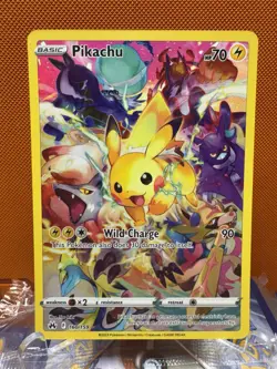 2023 POKEMON SWORD & SHIELD CROWN ZENITH 160/159 FULL ART PIKACHU NEAR MINT/NM - Image 1