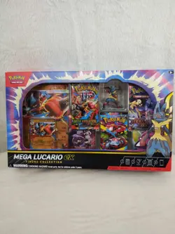 Pokemon TCG Mega Lucario ex Premium Figure Collection Box Factory Sealed - Image 2