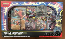 Pokemon TCG Mega Lucario ex Premium Figure Collection Box Factory Sealed - Image 1