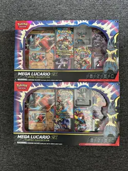 Pokemon TCG Mega Lucario ex Premium Figure Collection Box Factory Sealed - Image 2