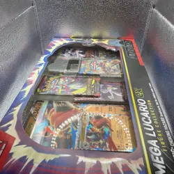 Pokemon TCG Mega Lucario ex Premium Figure Collection Box Factory Sealed - Image 2