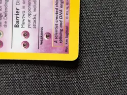 Pokemon Mewtwo TCG Holo Rare Card Base Set 10/102, WOTC 1999 - Image 5