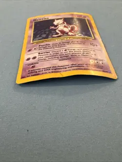 Pokemon TCG Mewtwo Base Set Holo Unlimited Rare Card 10/102 Vintage 1999 - Image 3