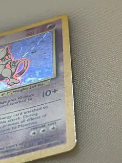 Pokemon TCG Mewtwo Holo Rare Card 10/102 WOTC Base Set - Image 3