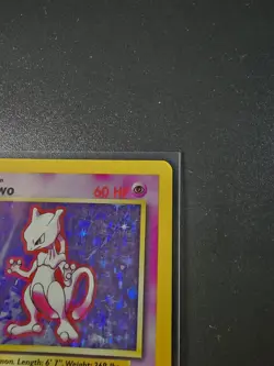 Pokemon TCG Mewtwo Base Set Holo Unlimited Rare Card 10/102 Vintage 1999 - Image 4