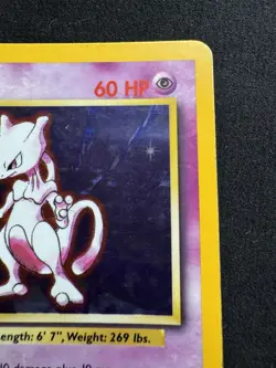 Mewtwo Base Set 10/102 Holo Rare Vintage WOTC Pokemon TCG Card - Image 3