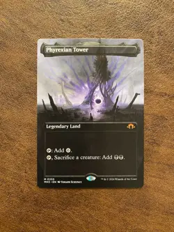 Phyrexian Tower (Borderless) #355 (NM) Modern Horizons 3 MH3 Magic MTG - Image 1