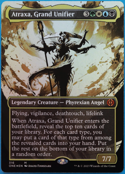 Atraxa, Grand Unifier (Showcase 316) FOIL Phyrexia: All Will Be One NM (500076) - Image 1